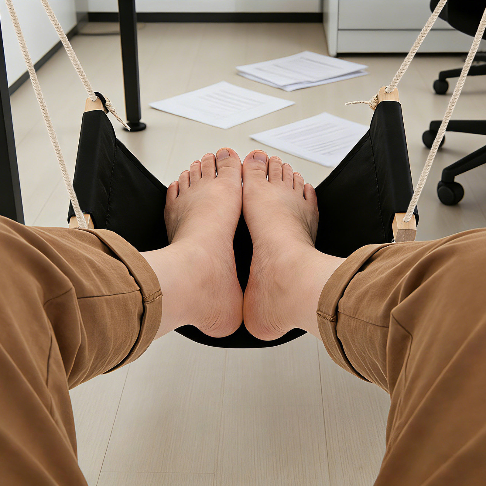 프리미엄 원목 철제 폴리에스터 조절식 책상 아래 발 받 - Footrest Under Desk 리뷰 및 가격