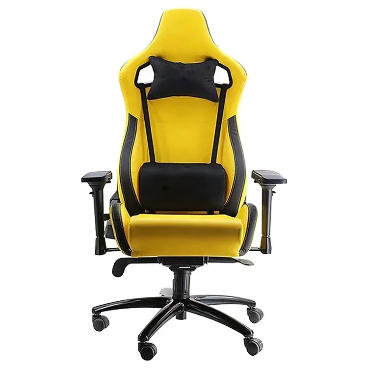 #   노란색과 검정색 PVC 레이싱 카 시트 게이머  - Esports Gaming Chair 리뷰 및 가격