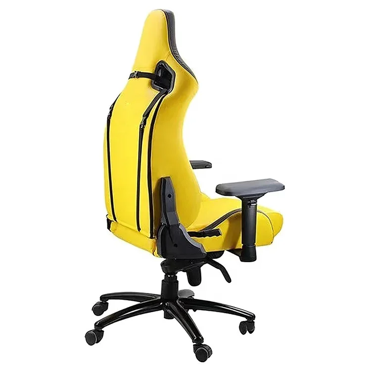 #   노란색과 검정색 PVC 레이싱 카 시트 게이머  - Esports Gaming Chair 리뷰 및 가격