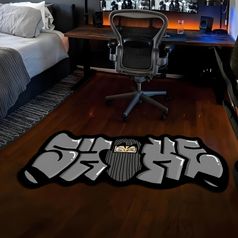 VIKAMA 랩 스트리트 아트 텍스트 디자인 러그 부드 - Esports Gaming Hotel 리뷰 및 가격