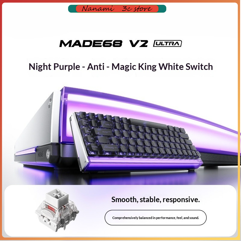 새로운 Melgeek MADE68V2 울트라 키보드 T - Esports Gaming Kings 리뷰 및 가격