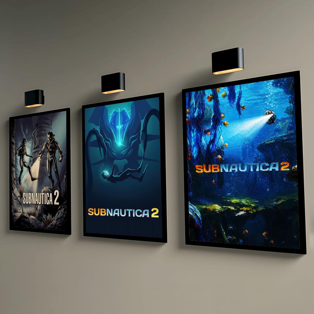 S-SubnauticaS 2 포스터 HD 벽 장식 게임 - Esports Gaming Poster 리뷰 및 가격