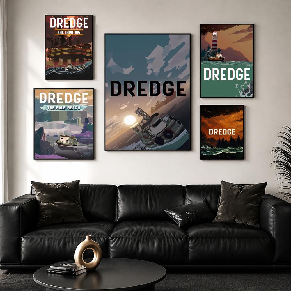 D-DredgeS 게임 포스터 벽 포스터 자체 접착식  - Esports Gaming Poster 리뷰 및 가격
