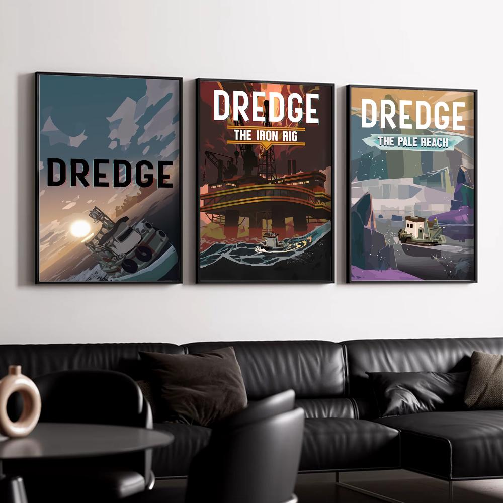 D-DredgeS 게임 포스터 벽 포스터 자체 접착식  - Esports Gaming Poster 리뷰 및 가격