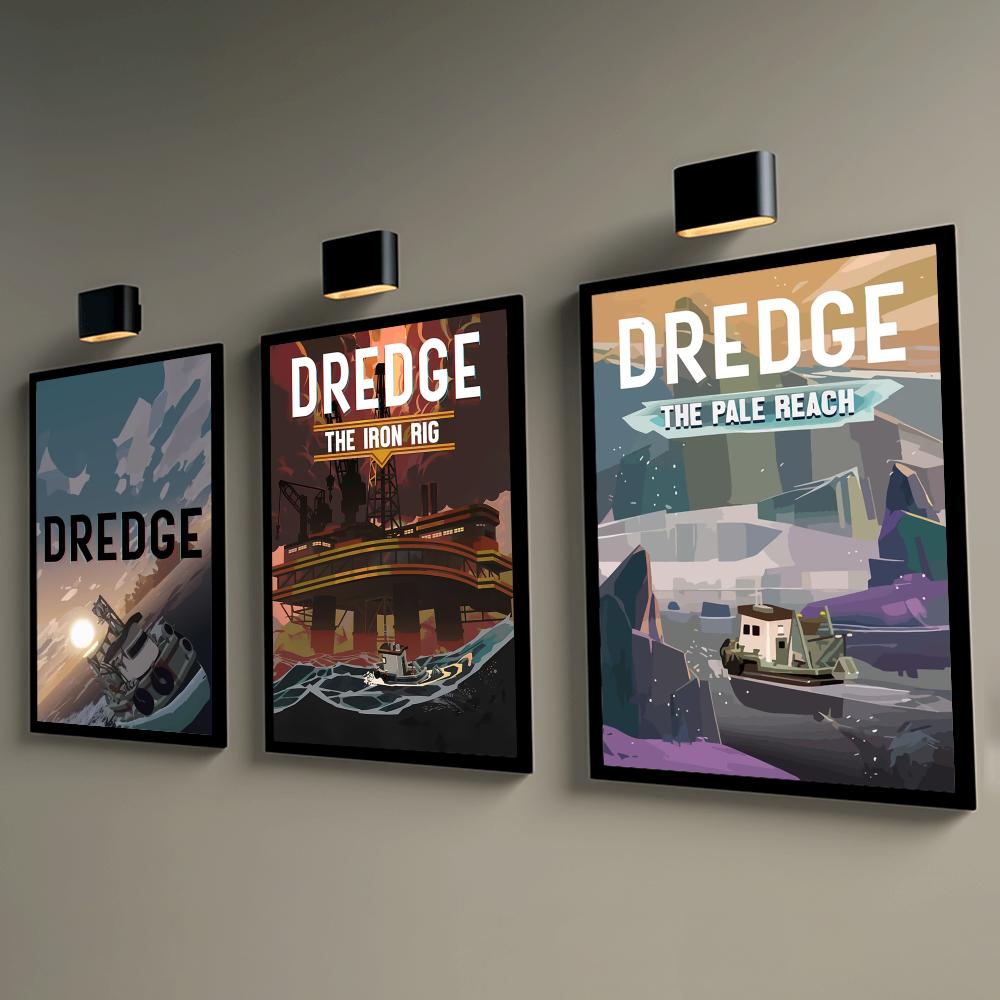 D-DredgeS 게임 포스터 벽 포스터 자체 접착식  - Esports Gaming Poster 리뷰 및 가격