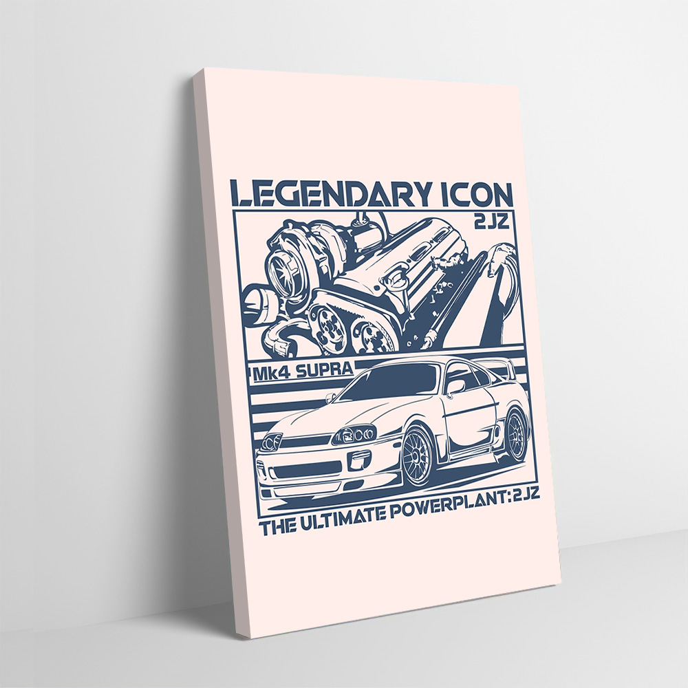 MK4 스포츠카 2JZ 엔진 프린팅 포스터 맞춤형 E  - Esports Gaming Poster 리뷰 및 가격