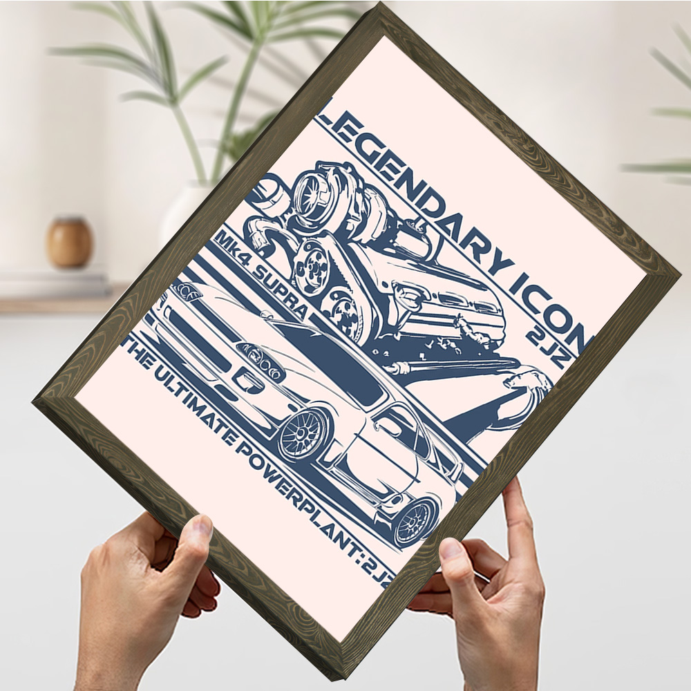 MK4 스포츠카 2JZ 엔진 프린팅 포스터 맞춤형 E  - Esports Gaming Poster 리뷰 및 가격