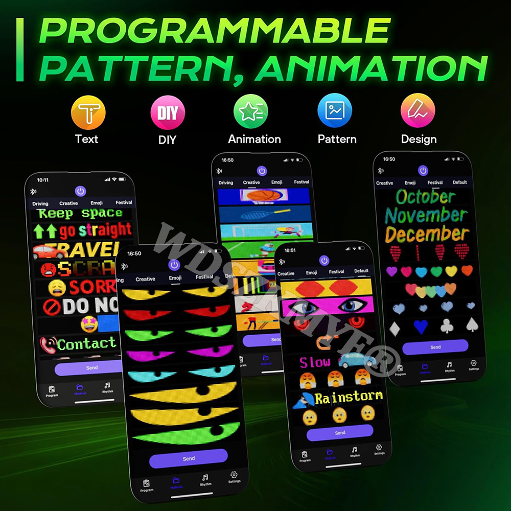 앱 DIY LED 눈 모양 사인 매트릭스 픽셀 패널 스 - Esports Gaming App 리뷰 및 가격