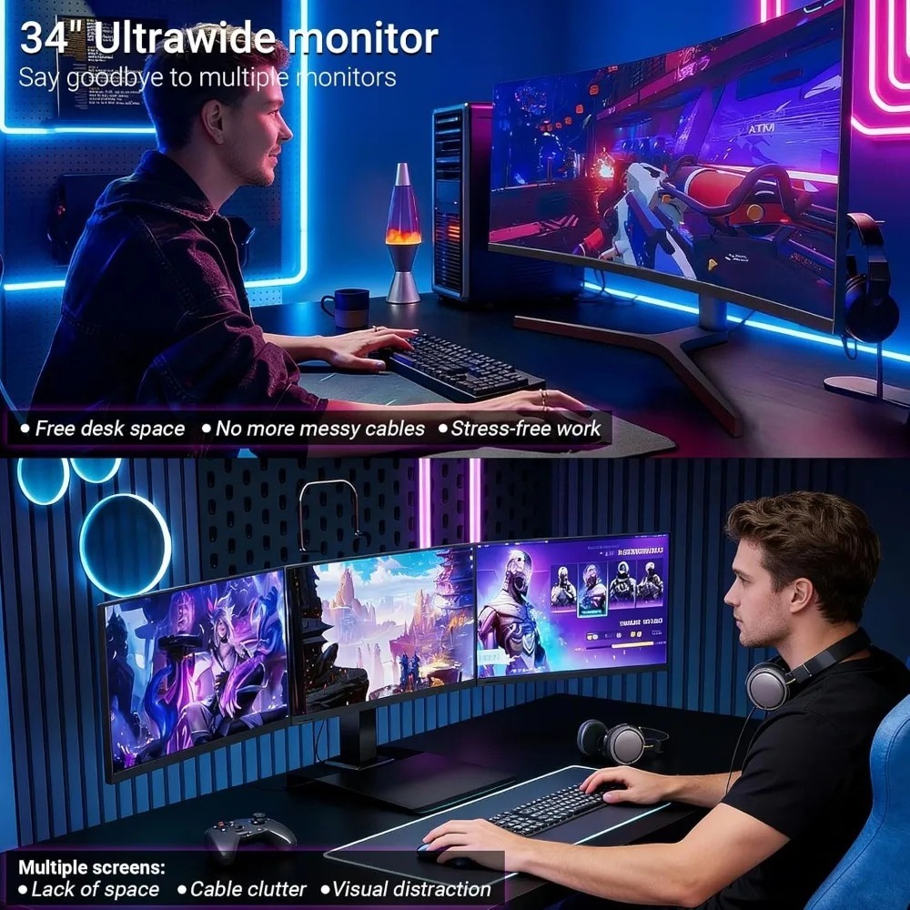 정원용 34인치 커브드 게이밍 모니터 180Hz UWQ - Gaming Monitor Curved 리뷰 및 가격