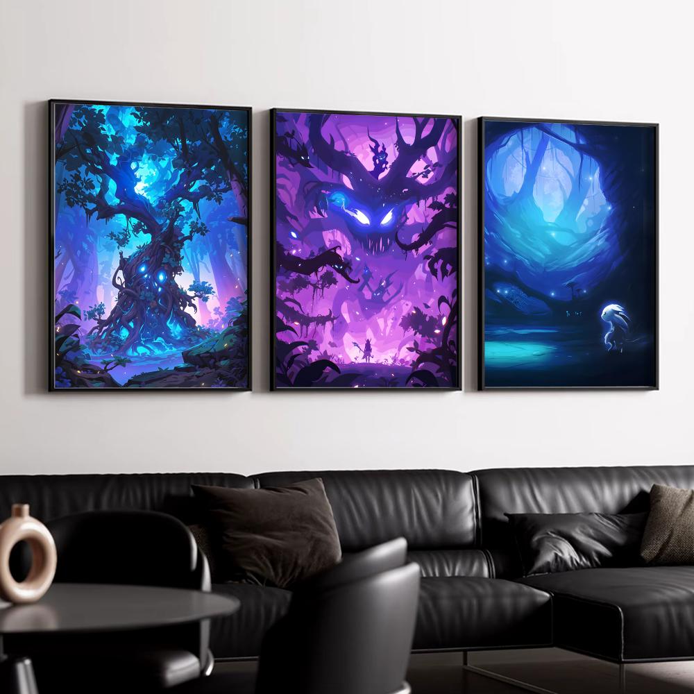 O-Ori와 B-Blind F-ForestS 게임룸 및 - Esports Gaming Poster 리뷰 및 가격