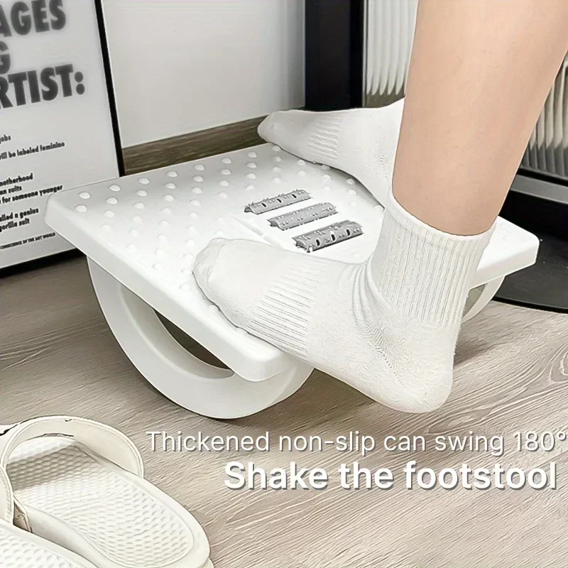 홈/오피스 책상 아래 발 받침대, 다리 교차 방지 반원 - Footrest Under Desk 리뷰 및 가격